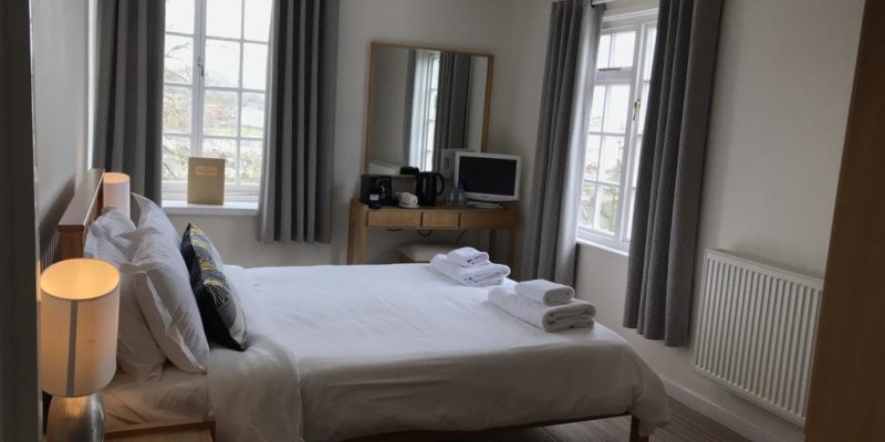 a sea view room at the mariners hotel lyme regis